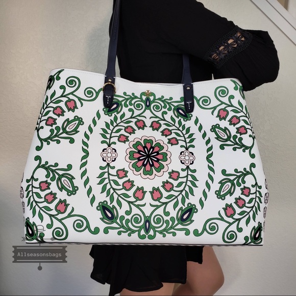 NWT Tory Burch kerrington Square Large Garden tote - Picture 2 of 8